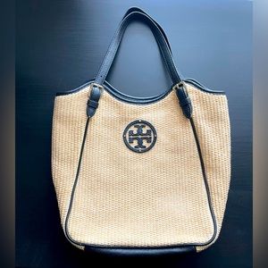 Tory Burch Straw Tote Bag
